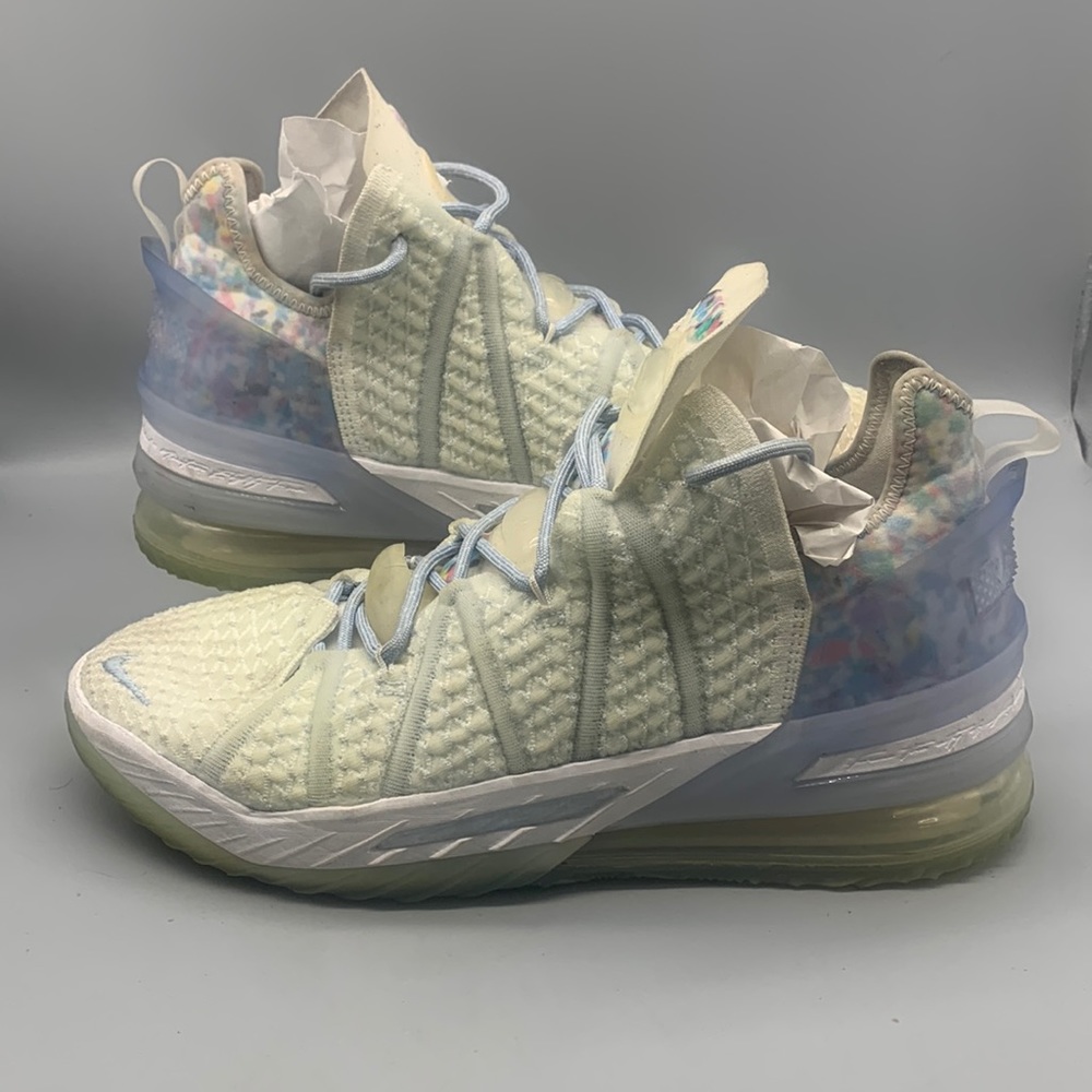 lebrons blue and white